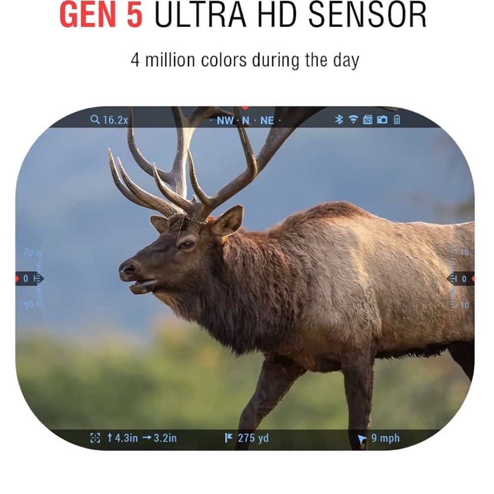 Ultra HD 4K+ Smart Black Day & Night Vision Rifle Scope - Picture 12 of 13